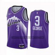 Canotte Utah Jazz Keyonte George NO 3 Citta 2023-24 Viola