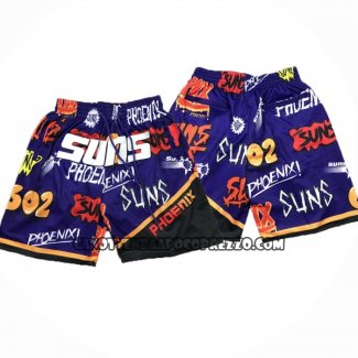 Pantaloncini Phoenix Suns Just Don 2024 Viola