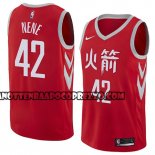 Canotte NBA Rockets Nene Ciudad 2018 Rosso