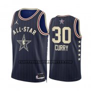 Canotte All Star 2024 Golden State Warriors Stephen Curry NO 30 Blu