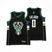 Canotte Bambino Milwaukee Bucks Damian Lillard NO 0 Statement 2018-19 Nero