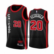 Canotte Chicago Bulls Max Heidegger NO 20 Citta 2023-24 Nero