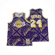 Canotte Los Angeles Lakers Kobe Bryant NO 24 Mitchell & Ness 2007-08 Viola2