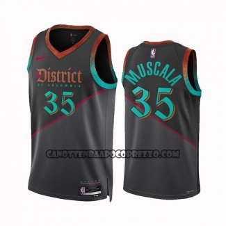 Canotte Washington Wizards Mike Muscala NO 35 Citta 2023-24 Nero