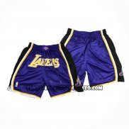 Pantaloncini Los Angeles Lakers Just Don Viola2