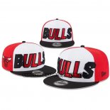 Cappellino Chicago Bulls 9FIFTY Nero Bianco Rosso