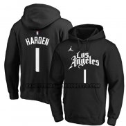 Felpa con Cappuccio Los Angeles Clippers James Harden Citta 2019-20 Nero