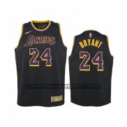 Canotte Bambino Los Angeles Lakers Kobe Bryant NO 24 Earned 2021-22 Nero