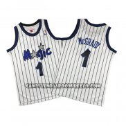 Canotte Bambino Orlando Magic Tracy McGrady NO 1 Mitchell & Ness 2003-04 Bianco