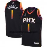 Canotte Bambino Phoenix Suns Devin Booker NO 1 Statement 2022-23 Nero