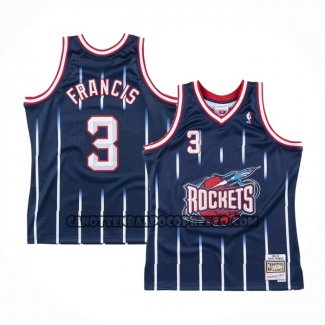 Canotte Houston Rockets Steve Francis Mitchell & Ness 1999-00 Blu