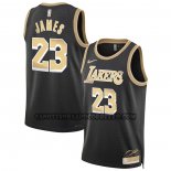 Canotte Los Angeles Lakers LeBron James Select Series Or Nero
