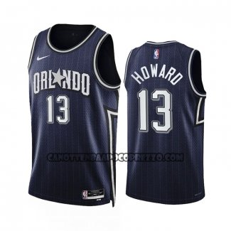 Canotte Orlando Magic Jett Howard NO 13 Citta 2023-24 Blu