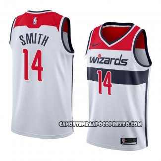 Canotte Washington Wizards Jason Smith Association 2018 Bianco