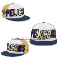 Cappellino New Orleans Pelicans 9FIFTY Snapback Bianco Blu Giallo