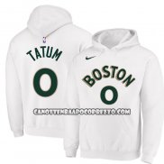 Felpa con Cappuccio Boston Celtics Jayson Tatum Citta 2023-24 Bianco