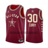 Canotte All Star 2024 Golden State Warriors Stephen Curry NO 30 Rosso