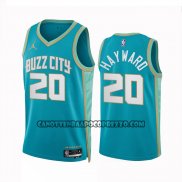 Canotte Charlotte Hornets Gordon Hayward NO 20 Citta 2023-24 Verde