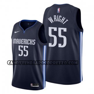 Canotte Dallas Mavericks Delon Wright Statement Blu