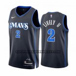 Canotte Dallas Mavericks Dereck Lively II NO 2 Citta 2023-24 Blu