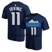 Canotte Manica Corta Dallas Mavericks Kyrie Irving Statement Blu