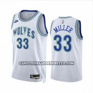 Canotte Minnesota Timberwolves Leonard Miller NO 33 Classic 2023-24 Bianco