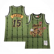 Canotte Toronto Raptors Vince Carter NO 15 Mitchell & Ness 1998-99 Verde