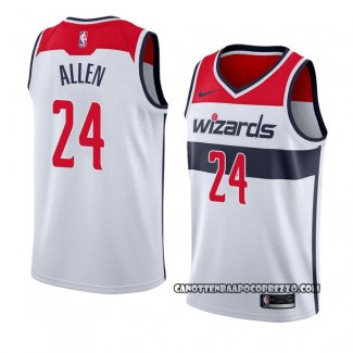 Canotte Washington Wizards Lavoy Allen Association 2018 Bianco