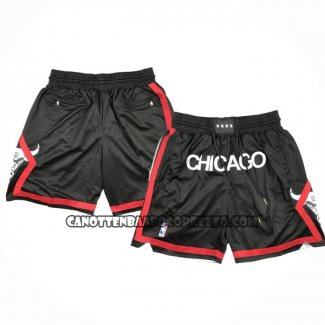 Pantaloncini Chicago Bulls Citta Just Don 2023-24 Nero