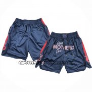 Pantaloncini Philadelphia 76ers Citta Just Don 2023-24 Blu